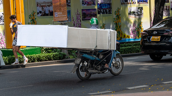 Bed on a Scooter