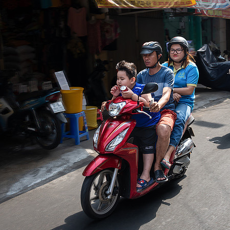 Family with Scooter -2