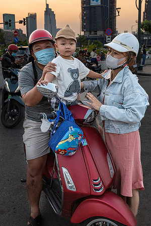 Family with Scooter -1