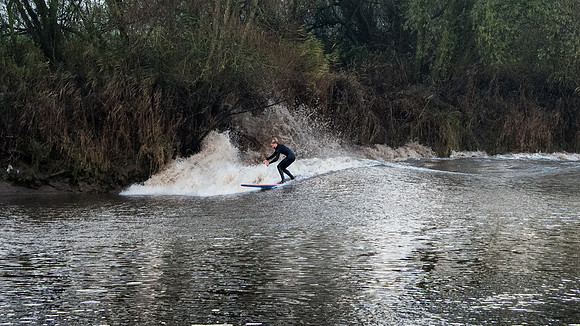 Surfing the bore!