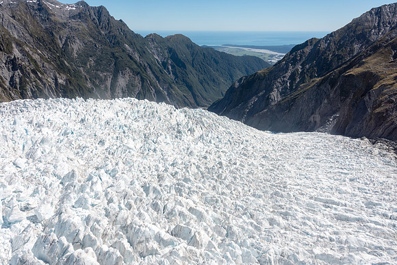 Franz Joseph Glacier Aerial View -4