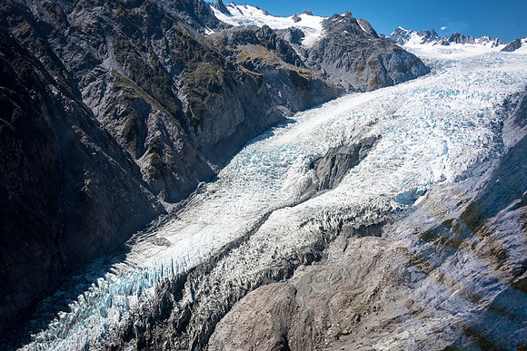 Franz Joseph Glacier Aerial View -2