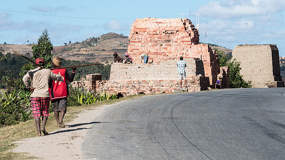 Brick Stack for Firing -1
