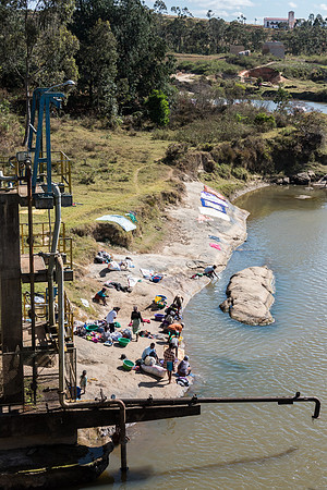 Laundry in River - 1
