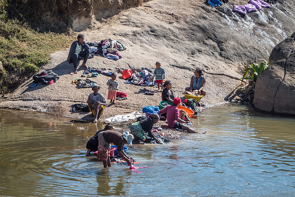 Laundry in River - 2