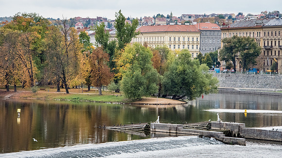 River View from Charles Bridge