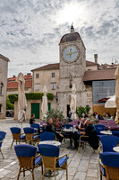 Trogir Old Clock in Town Square -1