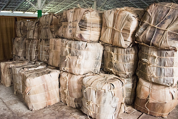 Bales of Tobacco Leaves