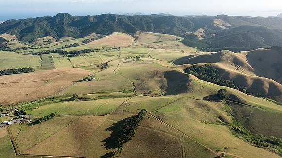Paihia Countryside from the Air -2