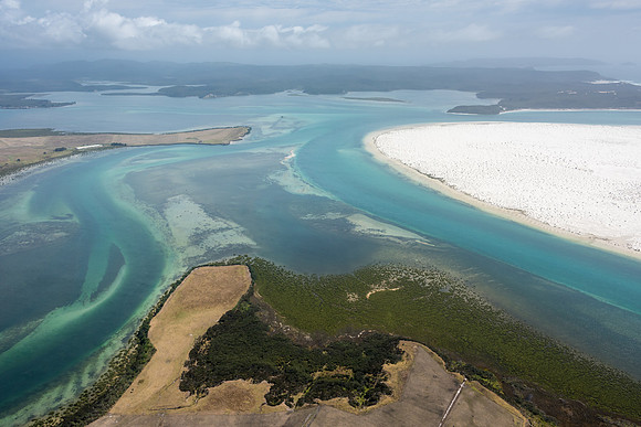 Exhibition Beach from the Air