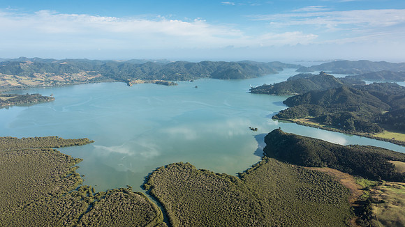 Paihia Countryside from the Air -3