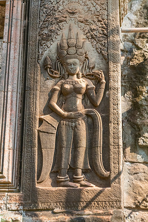 Angkor Wat East Entrance Buildings -3