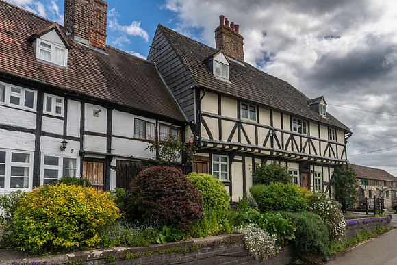 Old Cottages by River -1