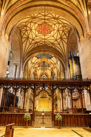 Tewkesbury Abbey Interior -3