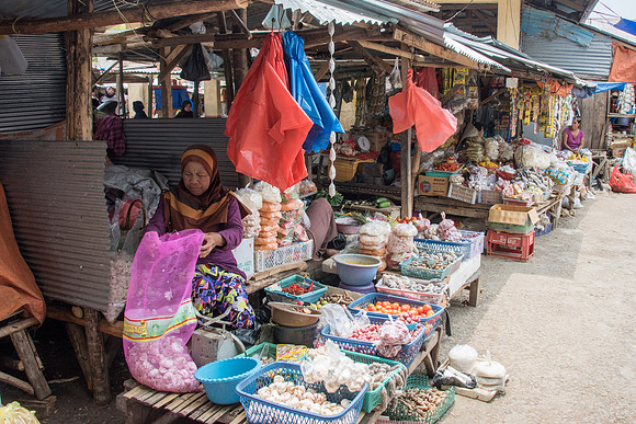 Produce Stall in Food Market