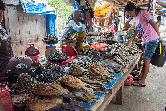 Fish Stall in Food Market
