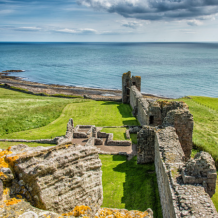 Dunstanburgh Castle - Was approached from the sea