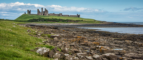 Dunstanburgh Castle - View from the Coast Path