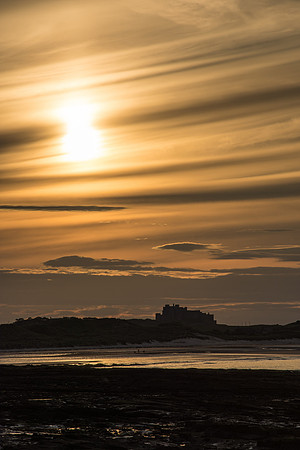 Bamburgh Castle Sunset