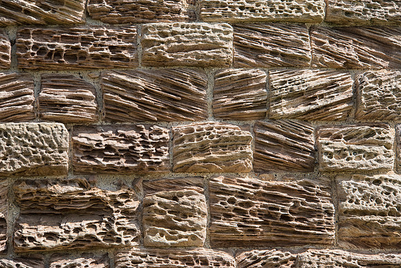 Dunstanburgh Castle - Original stone