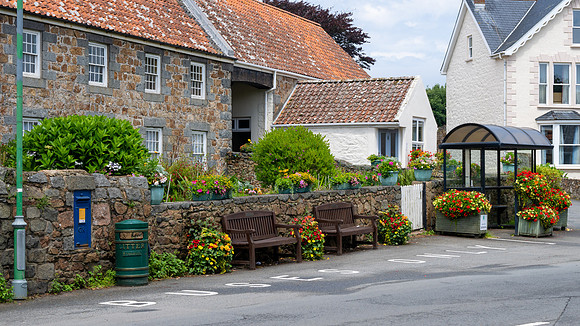 Colourful Bus Stop -1