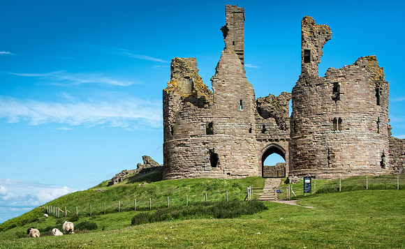 Dunstanburgh Castle - Built 1300