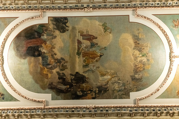 Quebec Parliament Building Ceiling Mural
