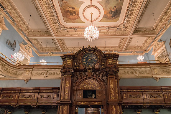 Quebec Parliament Building Clock and Entrance