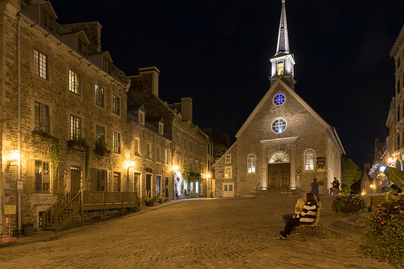 Old Quebec at Night - 1