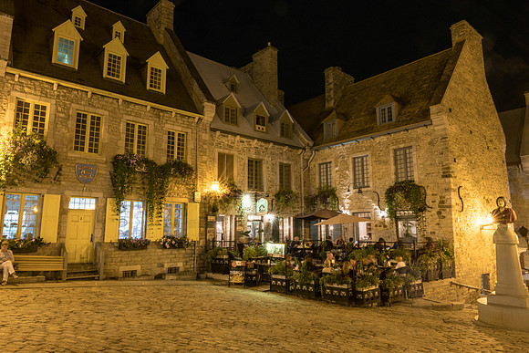 Old Quebec at Night - 3