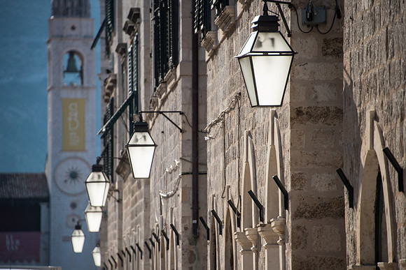 Old Town Lanterns in Stradun