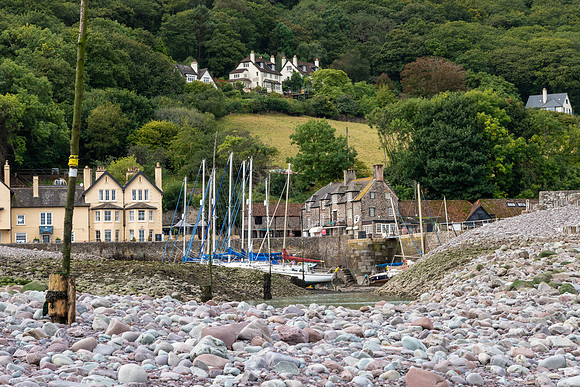Porlock Harbour at Low Tide