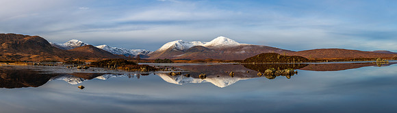 Lochan na h-Achlaise Panorama, Glencoe