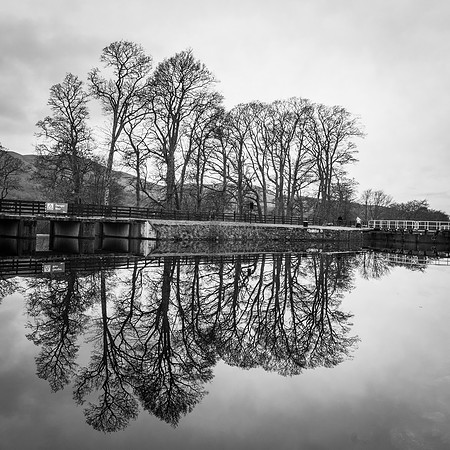 Canal Reflections, Fort William -2