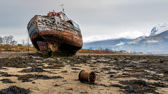 Abandoned Fishing Boat, Fort William - 1