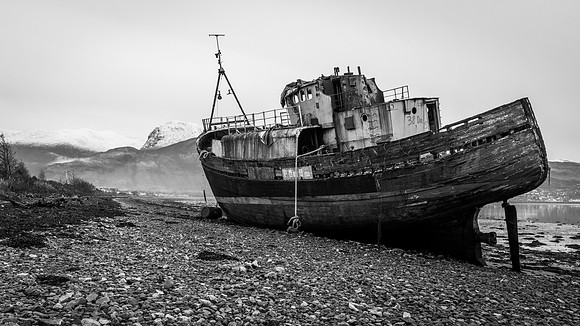 Abandoned Fishing Boat, Fort William - 2