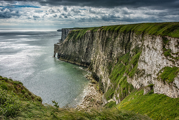 Bempton Cliffs on a Stormy Day -2