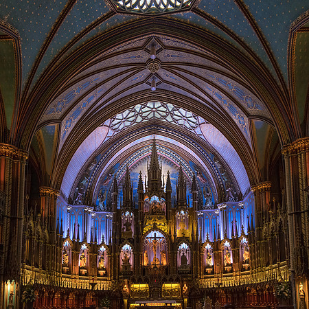 Notre-Dame Basilica Inside -1