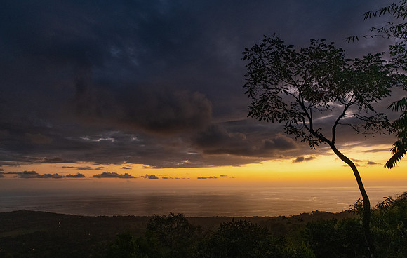 Pacific Sunset and Storm