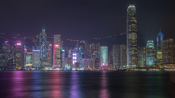 Hong Kong Island Night View -1