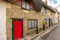 Old Thatched Houses Shaftesbury -1