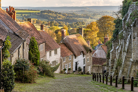 Gold Hill Sunset Shaftesbury - 1