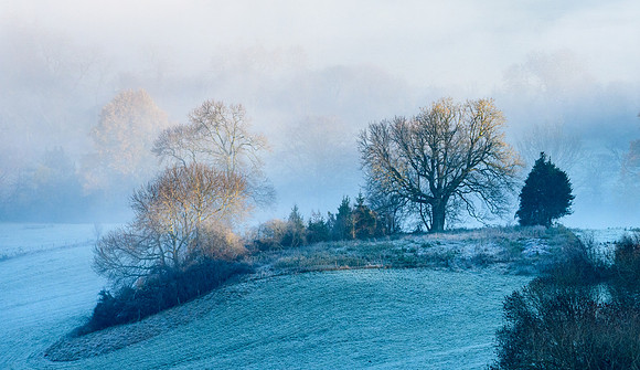 Foggy Morning From Painswick Beacon -1