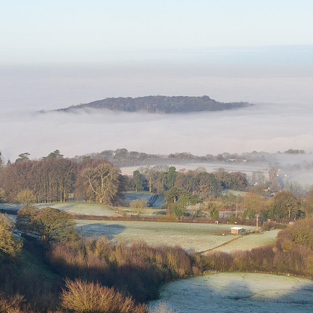 Foggy Morning From Painswick Beacon -7