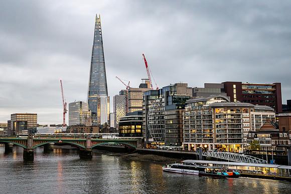 The Shard from Millennium Bridge