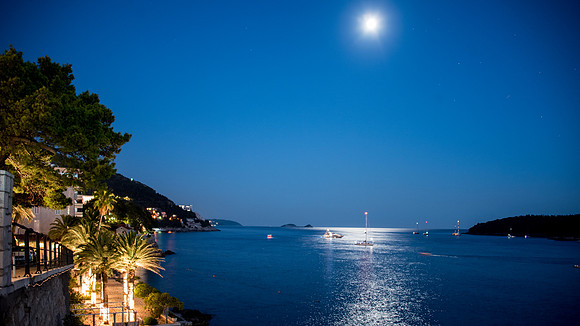 Dubrovnik Bay at Night