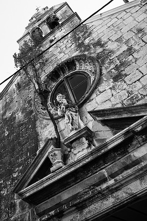 Church Sv Vlaho B&W
